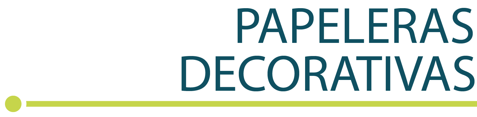 Papeleras Decorativas